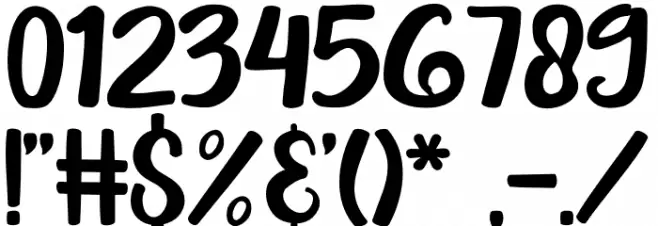 Kids Monday Font OTHER CHARS