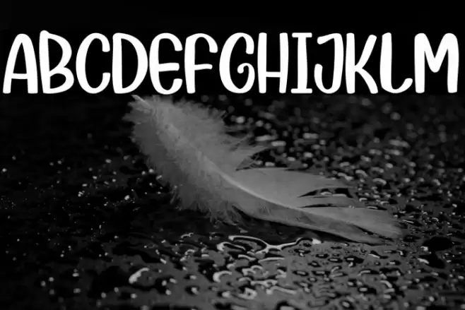 Kids Monday Font examples