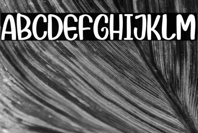 Kids Monday Font examples