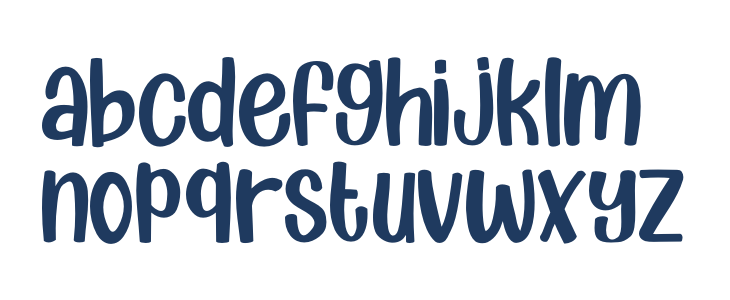 Kids Monday Lowercase