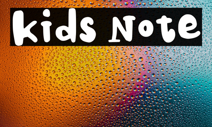 Kids Note Example 1