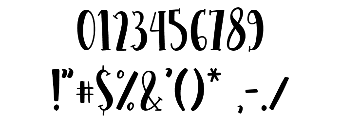 Kids Now Regular Font OTHER CHARS