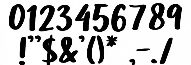 Kids On The Moon Font OTHER CHARS