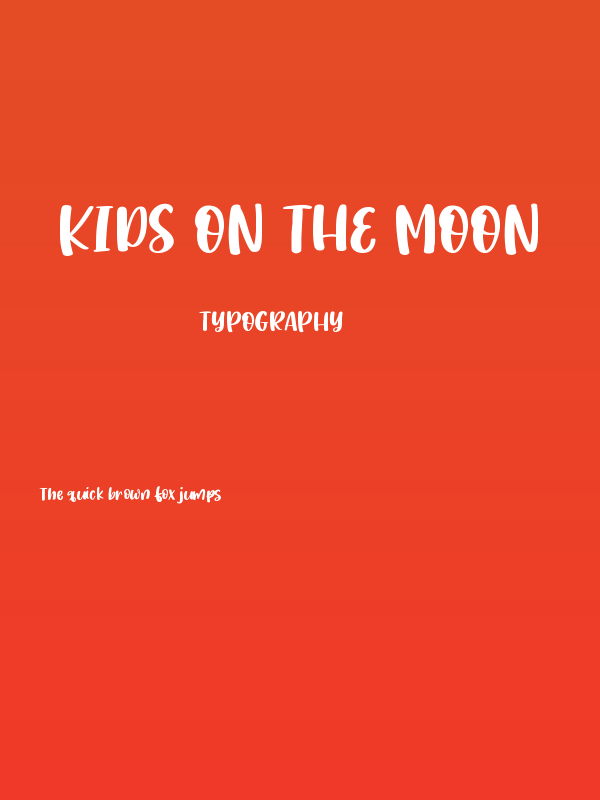 Kids On The Moon Poster
