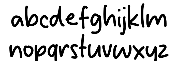 Kids Only Font LOWERCASE