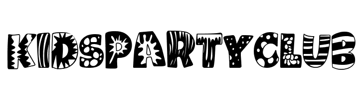 Kids Party Club  Frei Schriftart Herunterladen