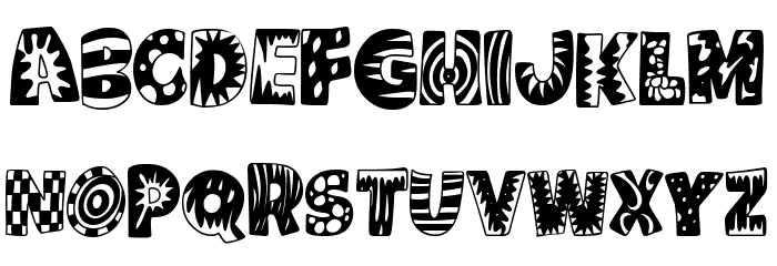 Kids Party Club Font LOWERCASE