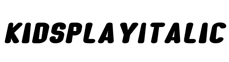 Kids Play Italic  免费字体下载