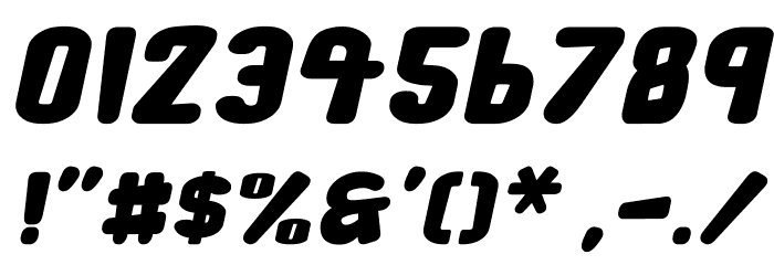 Kids Play Italic Font OTHER CHARS