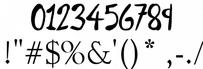 Kids Play Font OTHER CHARS