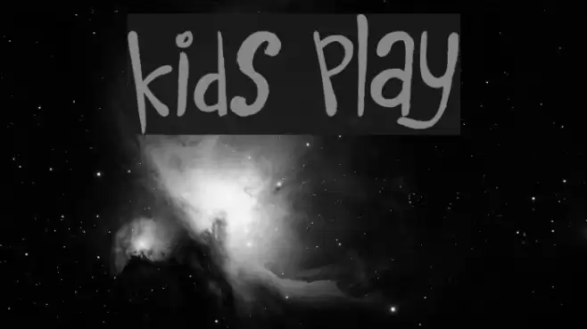 Kids Play 字体 examples