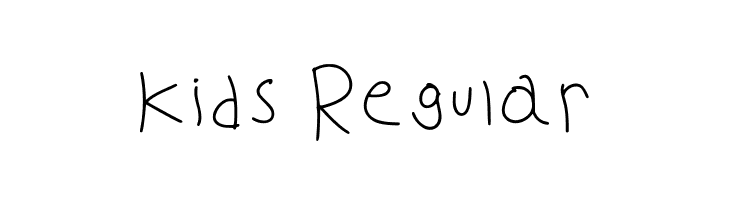 Kids Regular  font caratteri gratis