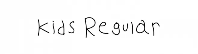 Kids Regular  Frei Schriftart Herunterladen