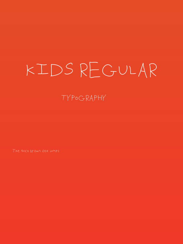 Kids Regular Poster