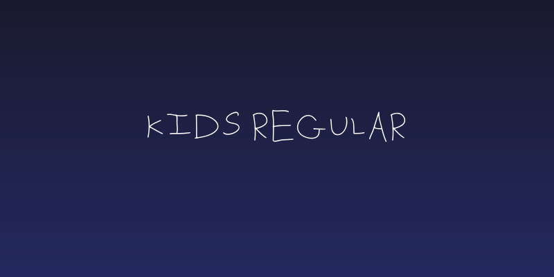 Kids Regular Social Header