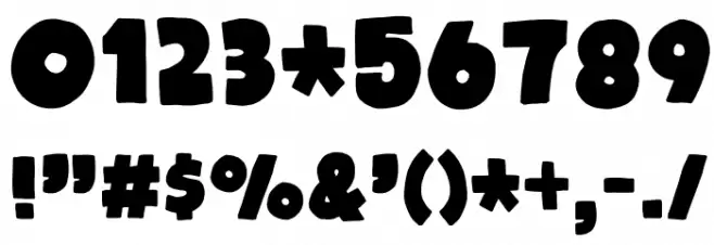 Kids Rock DEMO Regular Font OTHER CHARS