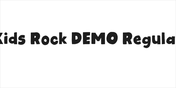 Kids Rock DEMO Regular Logo