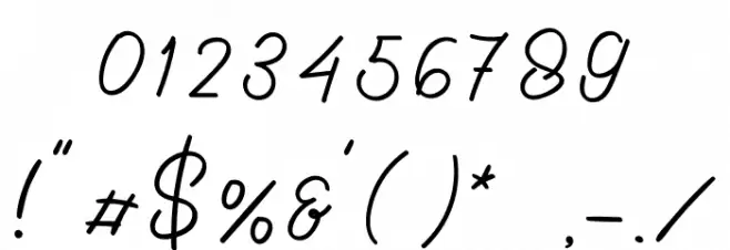 Kids Rock Font OTHER CHARS