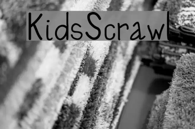 Kids Scrawl Font examples