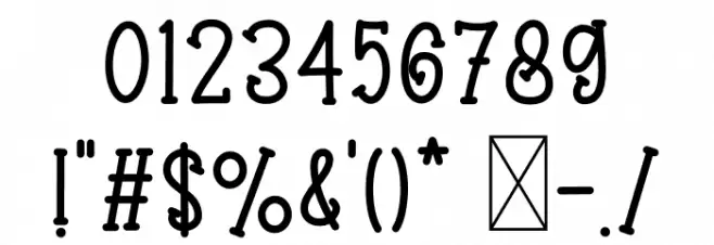 Kids Smart Font OTHER CHARS