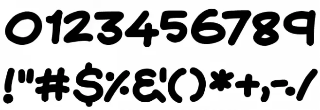 Kids Stuff Font OTHER CHARS