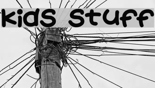 Kids Stuff Font examples