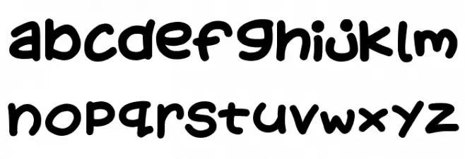 Kids Stuff خط أحرف صغيرة