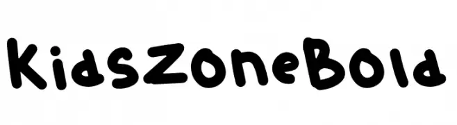 Kids Zone Bold  フリーフォントのダウンロード