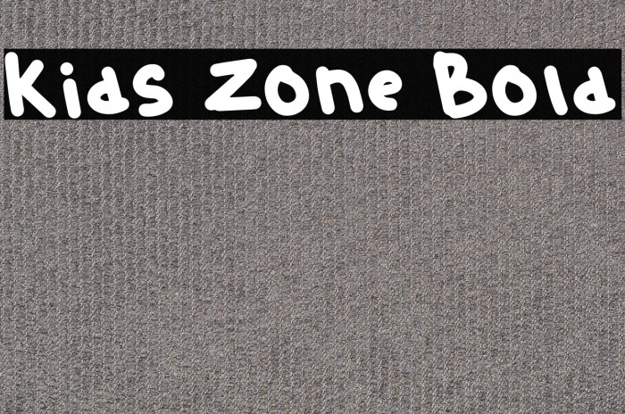 Kids Zone Bold Example 3