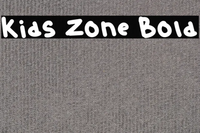 Kids Zone Bold Example 3