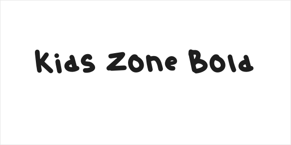 Kids Zone Bold Logo