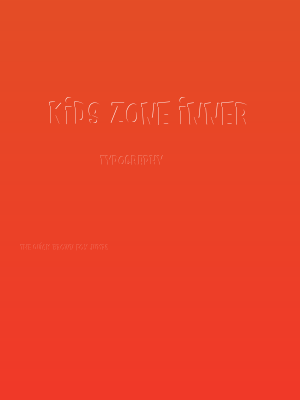 Kids Zone Inner Poster