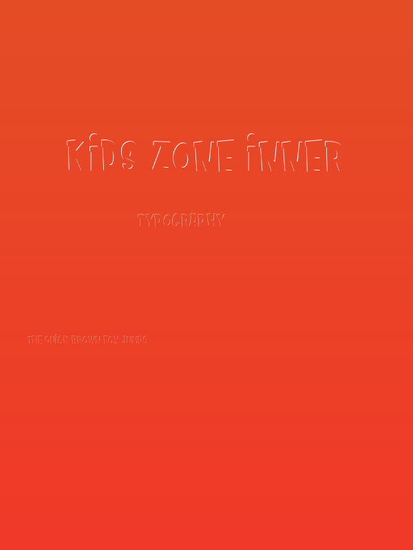 Kids Zone Inner Poster