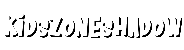 Kids Zone Shadow  font caratteri gratis