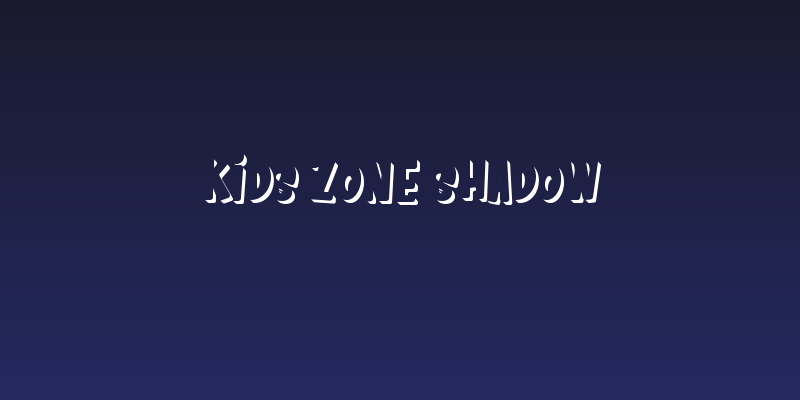 Kids Zone Shadow Social Header