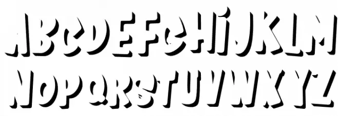 Kids Zone Shadow Schriftart Groß