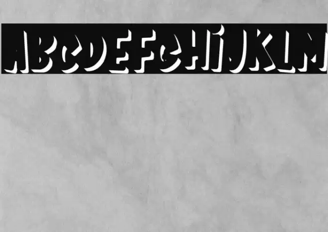 Kids Zone Shadow Font examples