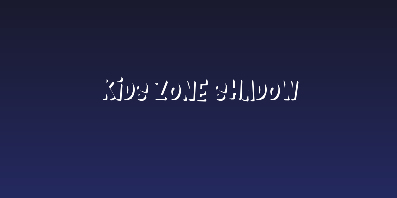 Kids Zone Shadow Social Header