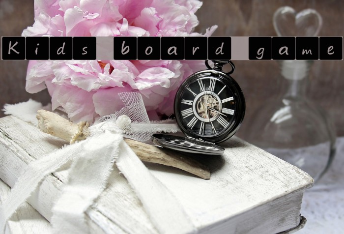 Kids board game Font examples