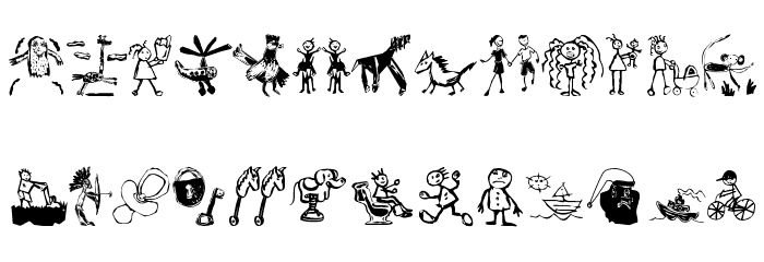 KidsArt Font LOWERCASE