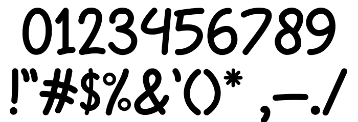 KidsBoys Font OTHER CHARS