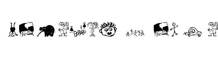 KidsDrawings  नि: शुल्क फ़ॉन्ट्स डाउनलोड