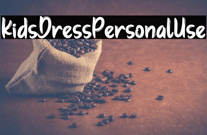 KidsDressPersonalUse Example 2