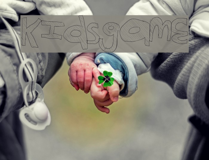 KidsGame Font examples