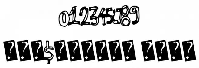 KidsOutline Font OTHER CHARS