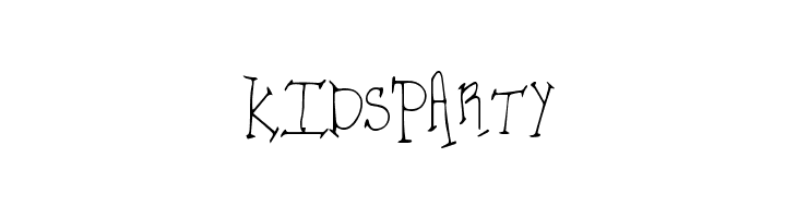 KidsParty  フリーフォントのダウンロード