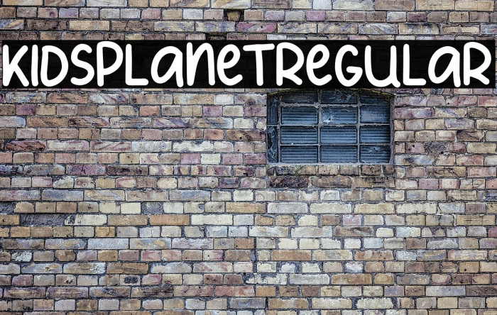 KidsPlanetRegular Font examples
