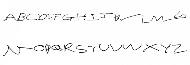 Kid'sWrite 字体 大写