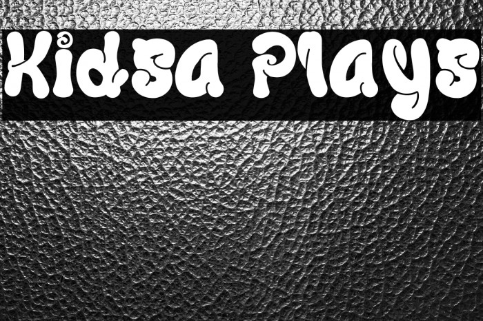 Kidsa Plays Example 3