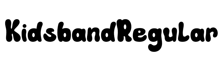 Kidsband Regular  नि: शुल्क फ़ॉन्ट्स डाउनलोड
